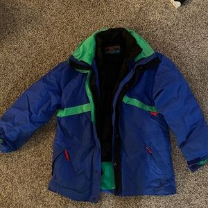 Men’s Vintage Sunset Designs 2-in-1 Coat